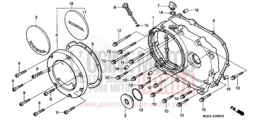 PANNEAU CARTER-MOTEUR D. VT1100C2Y de 2000